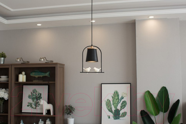Изображение товара Потолочный светильник Home Light Астерия A014-B (черный)