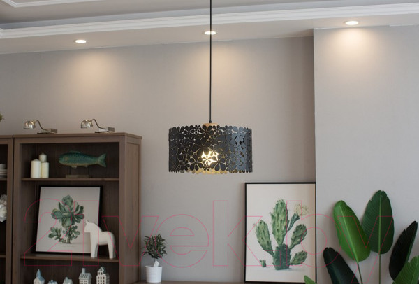 Изображение товара Потолочный светильник Home Light Астерия A037-B (черный)