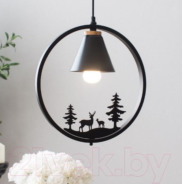 Изображение товара Потолочный светильник Home Light Астерия A044-4-B (черный)