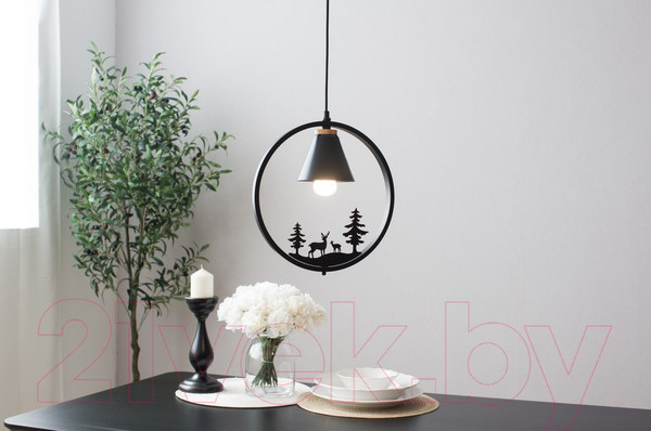Изображение товара Потолочный светильник Home Light Астерия A044-4-B (черный)