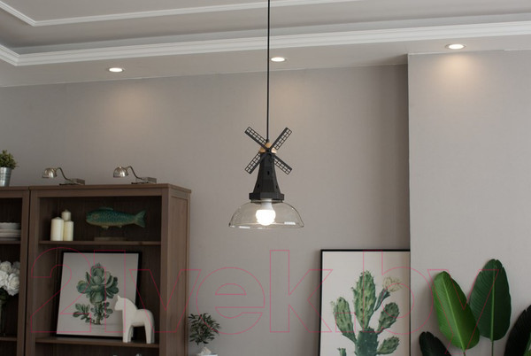 Изображение товара Потолочный светильник Home Light Астерия A046-B (черный)