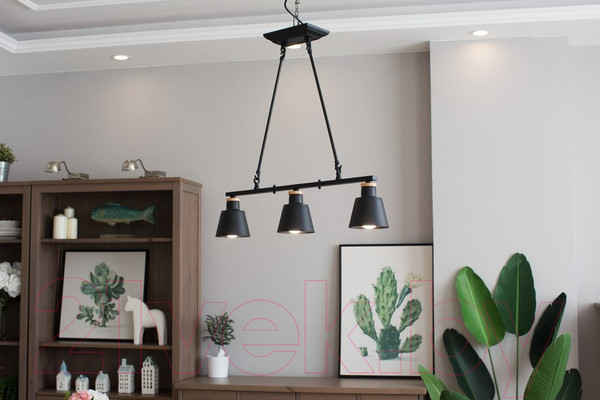 Изображение товара Люстра Home Light Астерия A070-3 (черный)