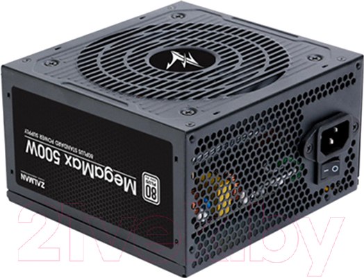 Изображение товара Блок питания для компьютера Zalman MegaMax ZM500-TXII 500W