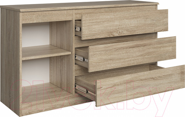 Изображение товара Тумба Евва Турин ТР-1D3S/S (дуб сонома)