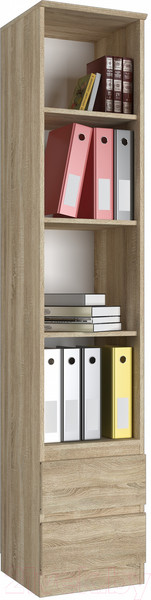 Изображение товара Стеллаж Евва Турин ТР-4T2S-01/S (дуб сонома)
