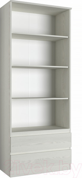 Изображение товара Стеллаж Евва Турин ТР-4T2S/YA-S (ясень снежный)