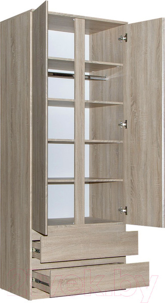 Изображение товара Шкаф Евва Турин ТР-2D2S/S (дуб сонома)