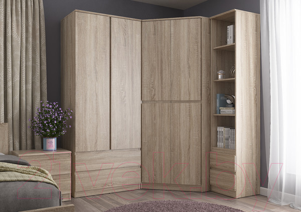 Изображение товара Шкаф Евва Турин ТР-2D2S/S (дуб сонома)