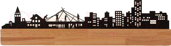 Изображение товара Бра Home Light Астерия C182-2-B (дерево/черный)