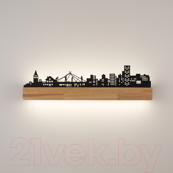 Изображение товара Бра Home Light Астерия C182-2-B (дерево/черный)