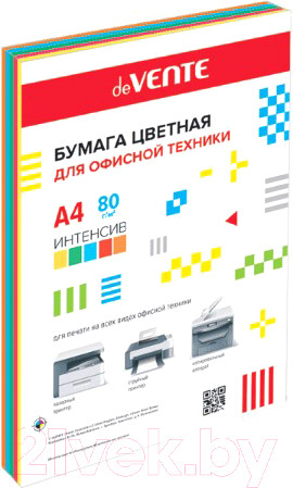 Изображение товара Бумага deVente Интенсив микс А4 / 2072411