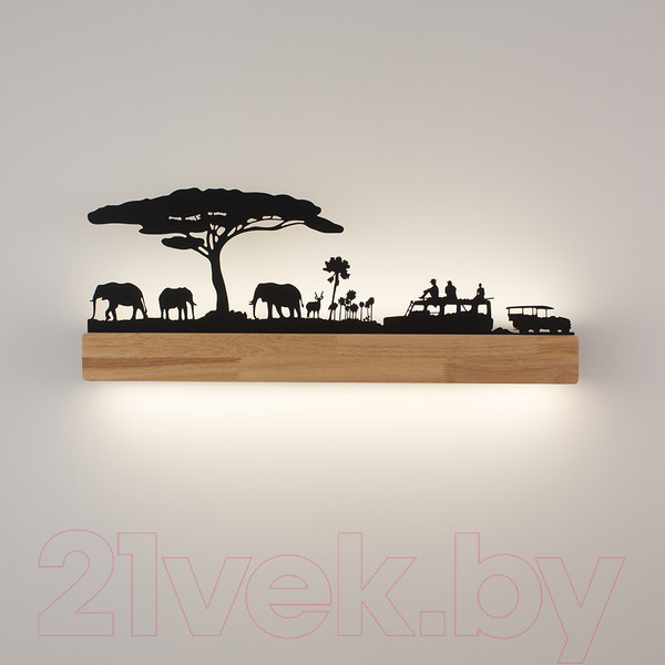 Изображение товара Бра Home Light Астерия C183-2-B (дерево/черный)