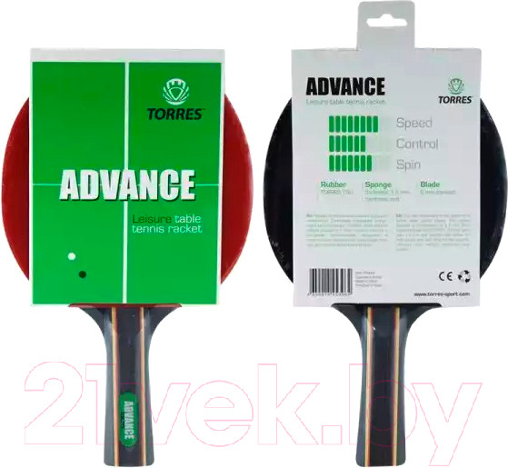 Изображение товара Ракетка для настольного тенниса Torres Advance TT0004