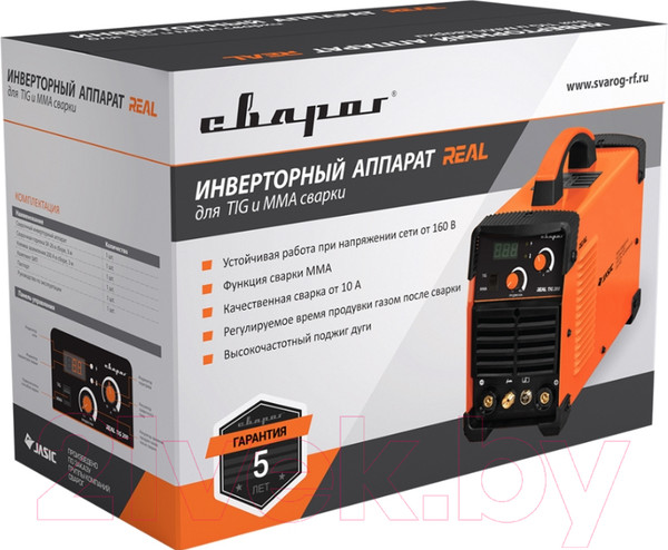Изображение товара Инвертор сварочный Сварог Real TIG 200 W223 (93556)