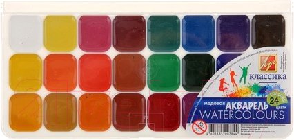Изображение товара Акварельные краски ЛУЧ Классика / 19С 1294-08 (24цв)