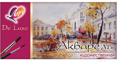 Изображение товара Акварельные краски ЛУЧ Люкс / 14С 1039-08 (24цв)