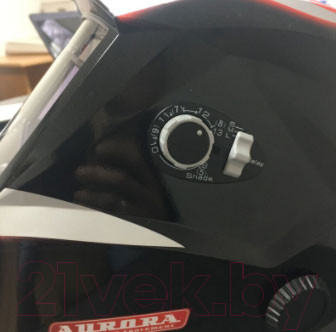 Изображение товара Сварочная маска AURORA Sun-7 / 10623 (красный/черный)