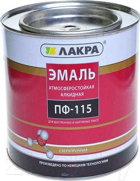 Изображение товара Эмаль Лакра ПФ-115 (1кг, оранжевый)