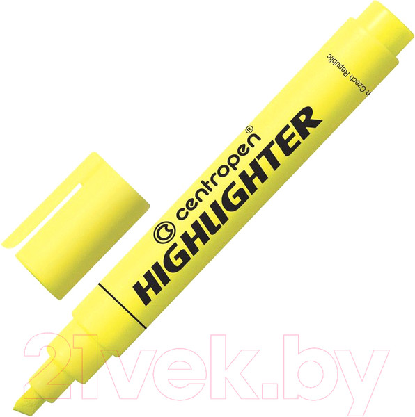 Изображение товара Текстовыделитель Centropen Fax / 8852 0051 (желтый)