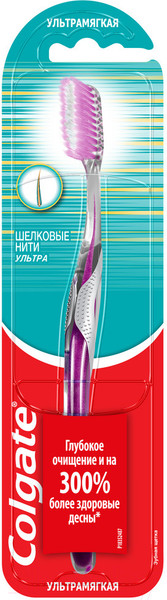 Изображение товара Зубная щетка Colgate Шелковые нити ультра