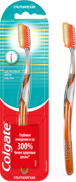 Изображение товара Зубная щетка Colgate Шелковые нити ультра