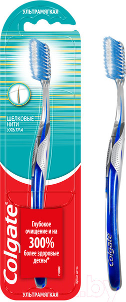 Изображение товара Зубная щетка Colgate Шелковые нити ультра