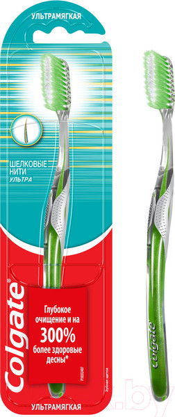 Изображение товара Зубная щетка Colgate Шелковые нити ультра