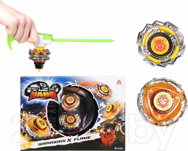 Изображение товара Игровой набор Infinity Nado Два волчка Сплит Warriors & Flame / 36057