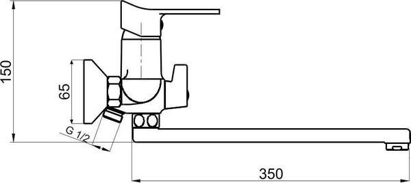 Изображение товара Смеситель РМС SL137-006E