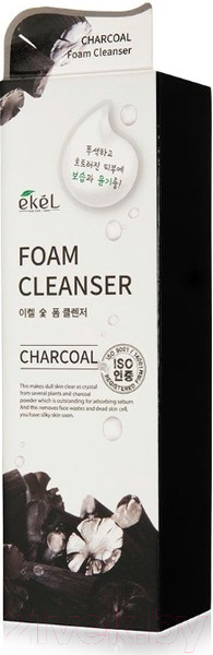 Изображение товара Пенка для умывания Ekel Charcoal Foam Cleanser с древесным углем (180мл)