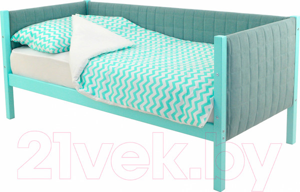 Изображение товара Кровать-тахта детская Бельмарко Svogen / 738 (мятный)
