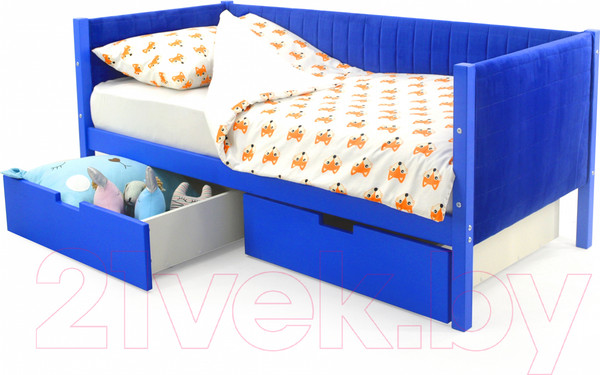 Изображение товара Кровать-тахта детская Бельмарко Svogen / 742 (синий)