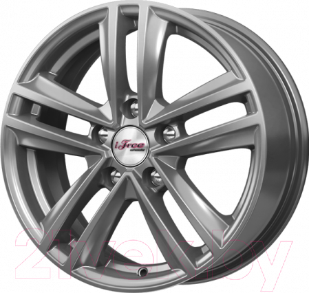 Изображение товара Литой диск iFree Катар 16x6.5" 5x108мм DIA 67.1мм ET 40мм Хай вэй