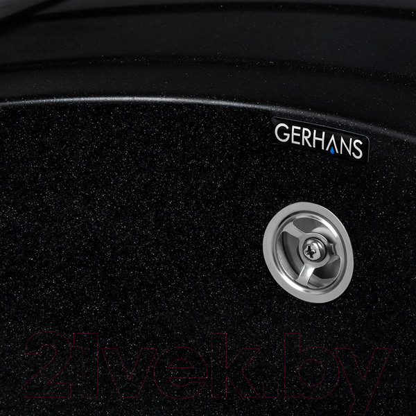 Изображение товара Мойка кухонная Gerhans A01 (оникс)