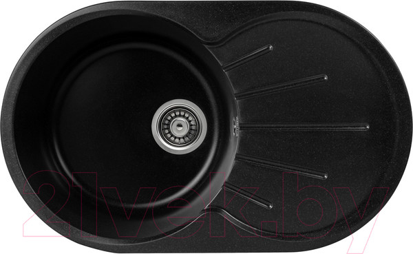 Изображение товара Мойка кухонная Gerhans А02 (оникс)