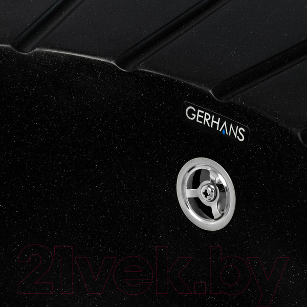 Изображение товара Мойка кухонная Gerhans А02 (оникс)