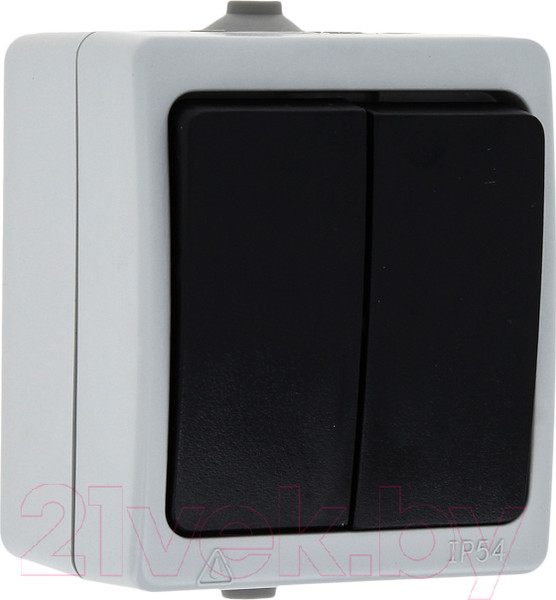 Изображение товара Выключатель КС Дабрабыт ОП 10А IP54 / 74842 (серый)