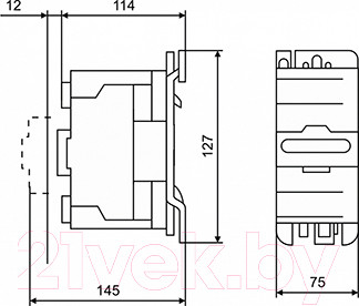 Изображение товара Контактор КС КМ-35012 50А 1НО/1НЗ 380В / 86412