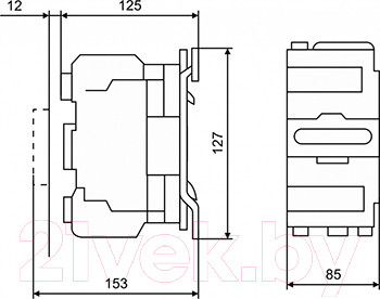 Изображение товара Контактор КС КМ-48012 80А 1НО/1НЗ 380В / 86414