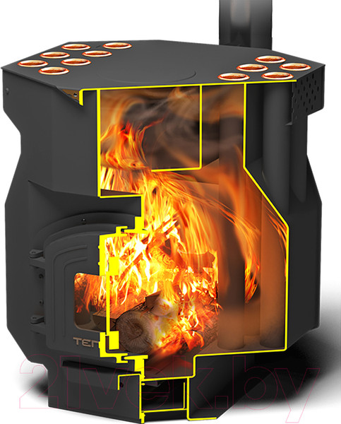 Изображение товара Печь отопительно-варочная Теплодар Топ-Драйв 250