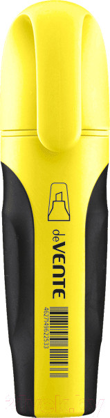 Изображение товара Текстовыделитель deVente Скошенный / 5045808 (1-5мм, желтый)