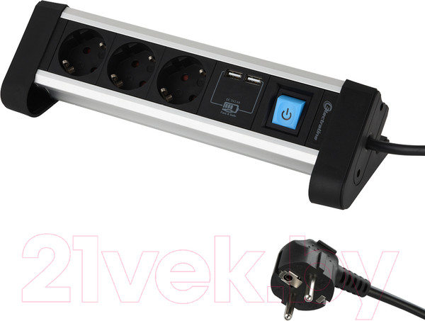 Изображение товара Удлинитель Electraline 62553 (1.5м)