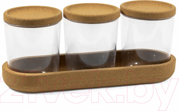 Изображение товара Набор аксессуаров для ванной Berossi Korely АС 69000000 (прозрачный)