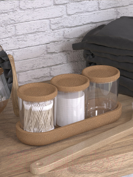 Изображение товара Набор аксессуаров для ванной Berossi Korely АС 69000000 (прозрачный)