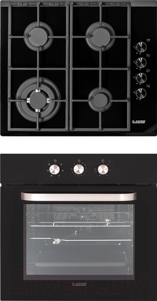 Изображение товара Комплект встраиваемой техники Exiteq EXO-302 + PL640STG-E/A