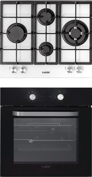 Изображение товара Комплект встраиваемой техники Exiteq EXO-303 + PF640STGW-E/A