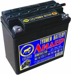 Изображение товара Мотоаккумулятор Tyumen Battery Лидер 6МТС-10 / 00-00001634 (10 А/ч)