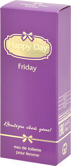 Изображение товара Туалетная вода Positive Parfum Happy Day Friday (55мл)