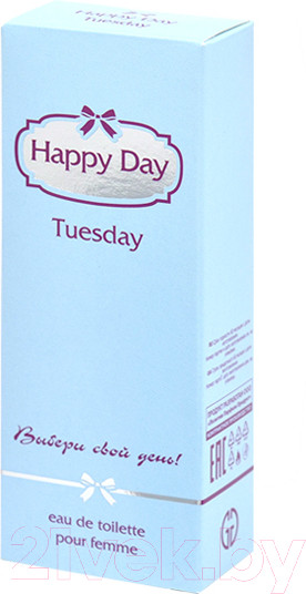 Изображение товара Туалетная вода Positive Parfum Happy Day Tuesday (55мл)