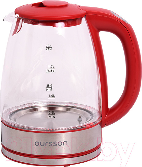 Изображение товара Электрочайник Oursson EK1744GD/RD
